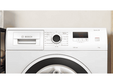 Lavadora carga frontal - Bosch WGE03200ES,Serie 2, 8 kg, 1.200 rpm, 13 programas,  Higiene Plus, Motor EcoSilence,  Blanco