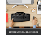 Pack Teclado + Ratón - Logitech Wireless Desktop MK710, Inalámbrico, Bluetooth, USB, Negro