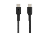 Cable USB - Belkin Cable trenzado USB-C a USB-C, 15cm, Compatibilidad Universal, 60W, Negro