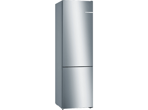 Frigorífico combi - Bosch KGN36VLDB, Total no frost, 186 cm, 326 l, VitaFresh, Acero mate antihuellas