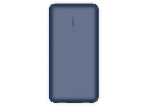 Powerbank - Belkin BPB012BTBK, 20000 mAh, USB C y A, Duración 78h, Azul