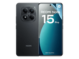 Móvil - Xiaomi Redmi Note 15 Pro, Negro, 256 GB, 8 GB RAM, 6.77 AMOLED FHD+, MediaTek Helio G200–Ultra, 6500 mAh