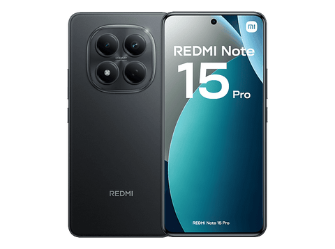 Móvil - Xiaomi Redmi Note 15 Pro, Negro, 256 GB, 8 GB RAM, 6.77
