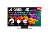 TV QNED Mini LED 43 - LG 43QNED86B6B, UHD 4K, Procesador Inteligente α7 AI Processor 4K Gen9, Smart TV, DVB-T2 (H.265), Negro