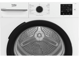 Secadora bomba de calor - Beko BM3T39220WB, 9 kg, 15 Programas, Optisense, Blanco