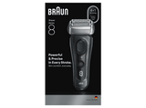Afeitadora - Braun Series 8 8603s, SensoAdapt, 60 min autonomía, Afeitado en seco y en mojado, Gris