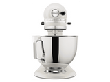 Robot amasador - KitchenAid 5KSM95PSEPL, 250 W, 4.3 l, 58-220 RPM, Cabezal Inclinable, Blanco Porcelana