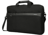 Maletín para portátil - Targus GeoLite EcoSmart Slim Brief, 15-16, Resistente al agua, Correa Extraíble,  Negro