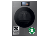 Secadora bomba de calor -Samsung DV90F09F4SU3, 9 kg, 19 programas, OptimalDry A, Grafito