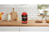 Cafetera de cápsulas - Bosch Tassimo Style TAS113E, 3.3 bar, 0.7 l, 1.400 W, Intellibrew, Tamaño Compacto, Sostenible, Rojo