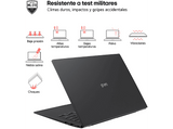 Portátil - LG 14ZD90S-G.AX75B, 14 WQXGA, Intel® Core™ Ultra 7-155H, 16 GB RAM, 512 GB SSD, Arc™ GPU, Sin sistema operativo