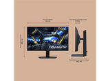Monitor gaming - Samsung Odyssey G7 SMART LS32DG702EUXEN, 32  UHD 4K, procesador NQM AI, 144 Hz, 1 ms, IPS, FreeSync Premium, Altura ajustable, Negro