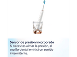 Cepillo eléctrico - Philips DiamondClean 9000 HX9914/57, 2 unidades, Tecnología sónica, Sensor de presión, Temporizadores intuitivos, Negro y oro rosa