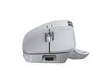 Ratón inalámbrico - Logitech MX Master 4, 8000ppp, Carga rápida, Clics silenciosos, Bluetooth-USB, PC-Mac, Multidispositivo, Personalizable, Gris