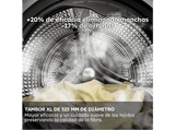Lavadora carga frontal - Haier X7 Series HW120-B14367U-IB, 12 kg, 1400 rpm, Función Vapor, ABT Anti-bacterias, Blanco