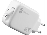Cargador móvil - CellularLine ROLL, Retráctil, 65W, Tipo C, Universal, Blanco