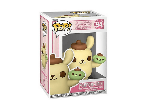 Figura Funko Pop! - Hello Kitty: Pompompurin, Vinilo, 9 cm