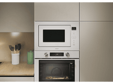 Microondas con grill integrable - Candy CA38MWN7NW, Grill de 1100 W, 8 niveles, 28 l, Blanco