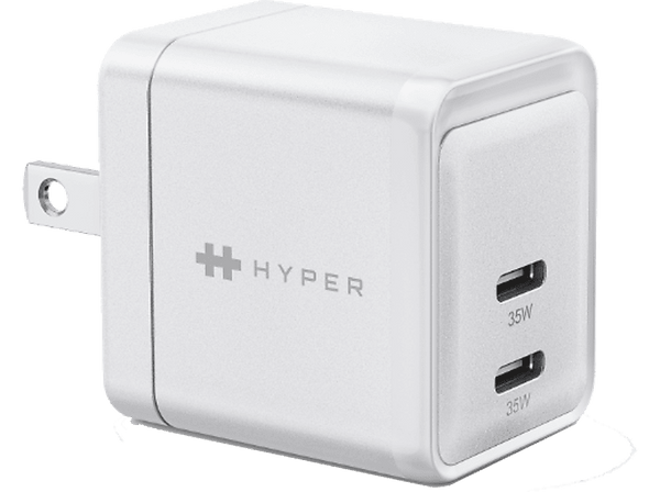 Cargador - Hyper HJG35EU, Universal, USB-C, 35 W, Blanco
