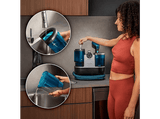 Aspirador de tapicerías - Cecotec Conga 7000 Carpet&Spot Clean Steam XXL, 1700 W, Radio de hasta 7 m, Limpia tapicerías, Azul y Negro
