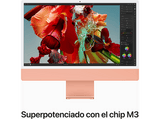 Apple iMac (2023) Z19RBASE, 24 Retina 4.5K, Chip M3, CPU de 8 núcleos, GPU de 10 núcleos, 24GB de RAM, 1TB de SSD, Naranja