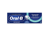 Accesorio dental - Oral-B Pasta dentífrica Advanced Prevención del sarro, Cristales de limpieza, 75 ml