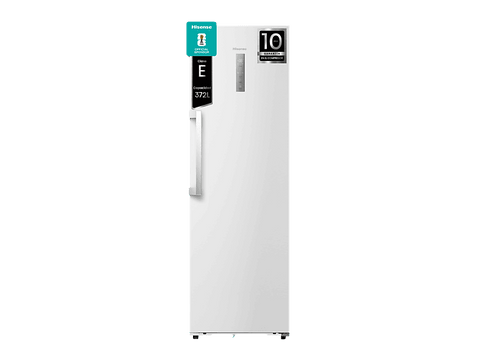 Frigorífico una puerta - Hisense RL3K370SEWE1, Total No Frost, 185.6 cm, 372 l, Kitchen Fit, Ventilación Inferior, Blanco