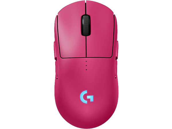 Ratón gaming - Logitech G Pro 2 Lightspeed, Bluetooth, Inalámbrico, 32.000 ppp, Ambidiestro, Botones personalizables, Conmutadores Lightforce, Magenta