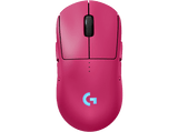 Ratón gaming - Logitech G Pro 2 Lightspeed, Bluetooth, Inalámbrico, 32.000 ppp, Ambidiestro, Botones personalizables, Conmutadores Lightforce, Magenta