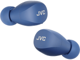 Auriculares True Wireless - JVC Gumy Mini HA-A6T, Control táctil, Autonomía 23 horas, Compatible con asistente de voz, IPX4, Azul + Estuche de carga