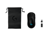 Ratón gaming - Logitech G Pro 2 Lightspeed + Funda + Dongle, Bluetooth, 44.000ppp, Carga rápida, Lightsync, Ambidiestro, Personalizable, Negro