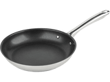 Sartén - Jata Hogar HSAR2130, Acero inoxidable, 30 cm, Fondo difusor Full Induction, Inox