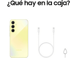 Móvil - Samsung Galaxy A55 5G, Yellow, 256GB, 8GB RAM, 6.6 FHD+ Super AMOLED, Exynos 1480 Octa-Core, 5000 mAh, Android
