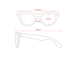 Gafas IA - Ray-Ban Meta Skyler (Gen 2), Negro brillante, Lentes polarizadas en grafito degradado, Talla estándar