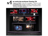 Monitor gaming - LG 39GX90SA-W, 39 WQHD 4K, 240 Hz, 0.03 ms, OLED curvo 800R, AMD FreeSync™, USB-C, Altavoces integrados, Altura ajustable, Blanco