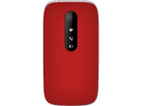 Móvil - Telefunken S445, Rojo, 32MB RAM, 2.8, 800 mAh, Teclas grandes, Botón SOS