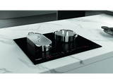 Placa inducción - Whirlpool WB B3760 BF, Inducción, 3 zonas, 9 niveles, Eléctrica, Biselado frontal, Negro