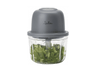 Mini picadora - Jata JEPC1207, 30W, Recipiente 430 ml, Diseño Inalámbrico, Gris