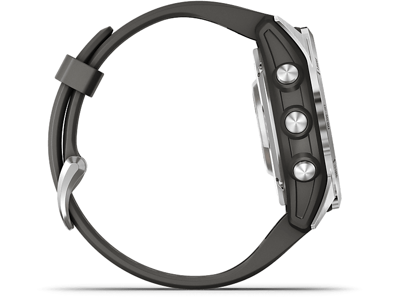 Reloj deportivo - Garmin Fénix 7 S Pro, Negro, Carga Solar, 108-182 mm, 1.2, Multideporte, GPS