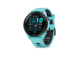 Reloj deportivo - Garmin Forerunner 265, Turquesa/Negro, 22mm, Pantalla Táctil AMOLED 1.3, 13 días Autonomía, Morning Report, 8GB