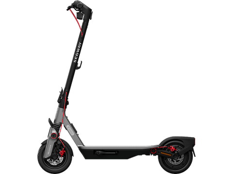 Patinete eléctrico - Segway Ninebot F3 PRO, Potencia máx. 1200W, Potencia Nominal 550W, Carga máx. 120 kg, 10200 mAh, 25km/h, 70km auto.,Gris y Negro