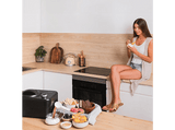 Heladera - Cecotec Heladera Gelacy 800, 100W, 0.8L, Compresor, Función enfriamiento, Automática, Cuenco extraíble