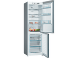 Frigorífico combi - Bosch KGN366ICF, No frost, 186 cm, 326 l, Cajón VitaFresh, EasyAccess, Inox