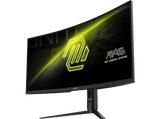 Monitor gaming - MSI MAG 342CQR E2, 34 UWQHD, 180 Hz, 1 ms MPRT, VA, Altura ajustable, Diseño sin marco