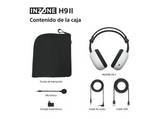 Auriculares gaming - Sony INZONE H9 II, Inalámbricos, Noise Cancelling, Fnatic, Micrófono, IA, 30h, Bluetooth/LE/2,4 GHz, Ligeros, PC, WHG910N, Blanco