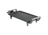 Plancha de asar - Jata JEGR1221, 1800W, Recubrimiento antiadherente libre de PFOA, 40 x 22 cm, Gris