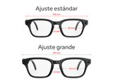 Gafas IA - Meta Adventurer, Lentes transparentes, Cámara 12 MP, Traducción en tiempo real, Resolución 3K HD, +8h Batería, Classic Black