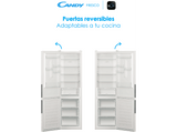 Frigorífico combi - Candy Fresco, CCE4T620EW, Total NoFrost Circle+, 200 cm, 377 l, Iluminación LED, Super freezing, Blanco