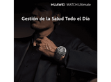 Smartwatch - Huawei Watch Ultimate, 140-210 mm, Modo campo de Golf, 14 días Autonomía, Titanio, Verde
