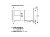 Microondas integrable - Siemens BF722L1B1, Serie iQ700 , 900 W, 5 niveles, limpieza humidClean, Función cookControl, 21 l, Negro